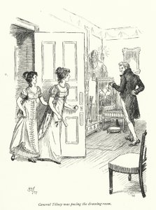 Illustration pour Northanger Abbey de Jane Austen - Hugh Thomson