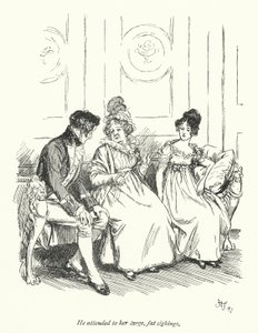 Illustration pour Persuasion de Jane Austen - Hugh Thomson