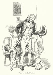 Illustration pour Persuasion de Jane Austen (lithographie)