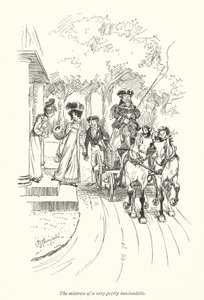Illustration pour Persuasion de Jane Austen - Hugh Thomson