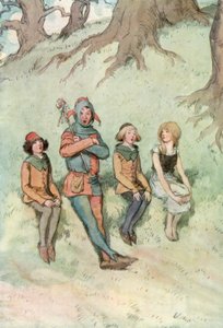Illustration pour Comme il vous plaira de Shakespeare - Hugh Thomson