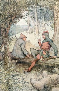 Illustration pour Comme il vous plaira de Shakespeare - Hugh Thomson