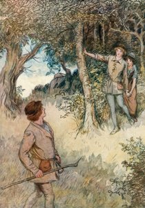 Illustration pour Comme il vous plaira de Shakespeare - Hugh Thomson