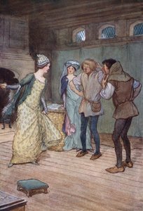 Illustration pour Les Joyeuses Commères de Windsor - Hugh Thomson
