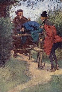 Illustration pour Les Joyeuses Commères de Windsor - Hugh Thomson