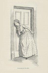 Écoutant à la porte, 1896 - Hugh Thomson