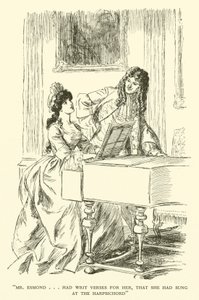 M. Esmond... avait écrit des vers pour elle, qu
