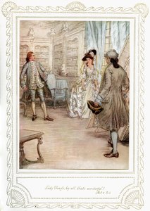 La pièce de Richard Brinsley Sheridan - Hugh Thomson