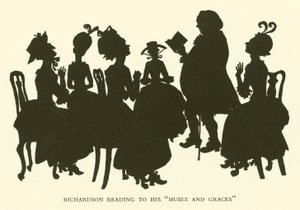 Richardson lisant à ses "Muses et Grâces"