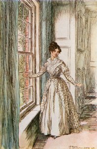 Elle se détourna de la fenêtre avec de la joie dans les yeux - Hugh Thomson