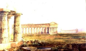 Les temples de Paestum - Hugh William Williams