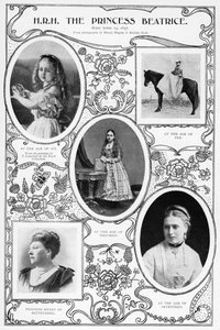 La princesse Béatrice, plus jeune enfant de la reine Victoria, 1901