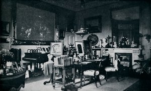 Salon privé de la reine à Osborne, vers 1899-1901 - Hughes and Mullins