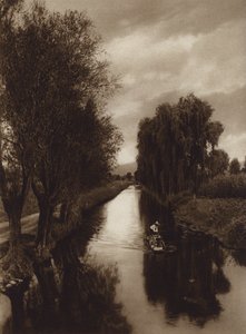 Mexique : Canal Viga (photo n/b)