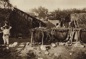 Mexique : Mezcal, Destilleria de aguardiente (photo n/b) - Hugo Brehme