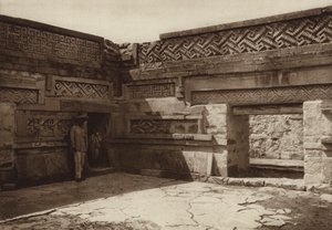Mexique : Ruines de Mitla (photo n/b) - Hugo Brehme