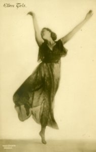 Ellen Tels / Carte postale photo - Hugo Erfurth
