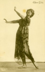 Ellen Tels / Carte postale photo - Hugo Erfurth