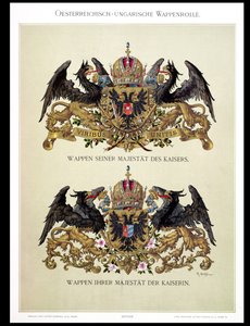 Assiette avec les armoiries de l