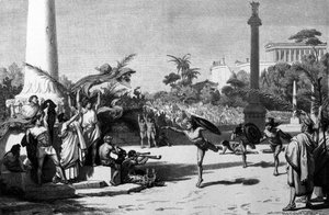 Jeux Olympiques : reconstitution de la course olympique par H. Kaeseberg - Hugo Kaeseberg