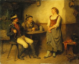 Une conversation dans la taverne, 1891