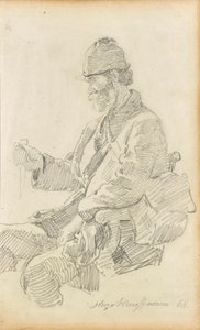 Randonneur au repos
