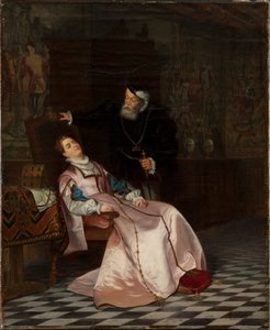 Gustav Vasa trouve sa consort Catherine Stenbock endormie et l