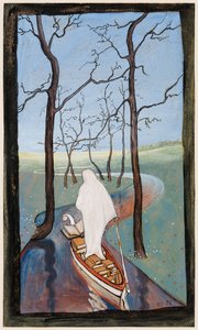 Sur le fleuve de la vie ; Le courant de la vie - Hugo Simberg