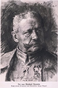 Hindenburg, de Hindenburg publié par Daterlandijrcher Derlag & H Weller Berlin, 1928 - Hugo Vogel