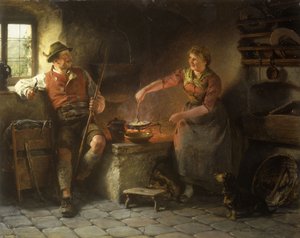 Dans la cuisine, 1901