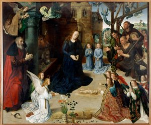 Adoration des bergers (panneau central du triptyque de Portinari) - Hugo van der Goes