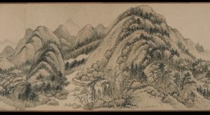 Habitation dans les montagnes de Fuchun