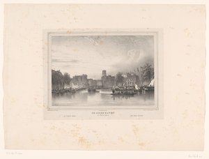 Vue du vieux port de Rotterdam - Huib van Hove Bz