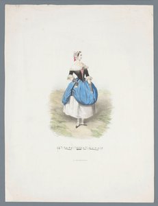 Femme en costume historique - Huib van Hove Bz