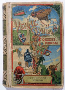 Couverture de Mistress Branican par Jules Verne (1828-1905), début du XXe siècle