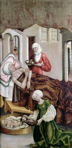 La Naissance de Saint Jean-Baptiste, Kisszeben, 1490 - Hungarian School