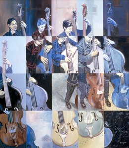 Paula Gardiner, bassiste de jazz, 1998 - Huw S. Parsons