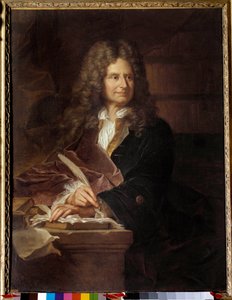 Portrait de Nicolas Boileau dit Boileau Despréaux - Hyacinthe (studio of) Rigaud
