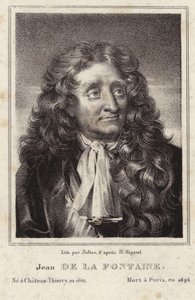 Portrait de Jean de La Fontaine - Hyacinthe Francois Rigaud