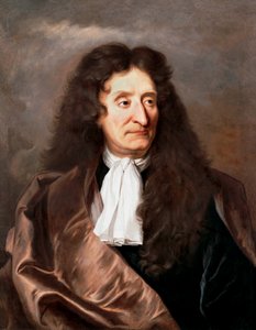 Portrait de Jean de La Fontaine - Hyacinthe Francois Rigaud