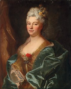 Portrait de la Marquise de la Mesangere, née Marguerite de Rambouillet - Hyacinthe Francois Rigaud