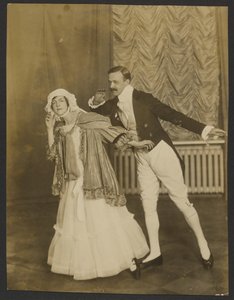 Ballet aristocratique (Graf Lalongue avec la baronne E. Rosin). - Iakob Vladimirovich Shteinberg