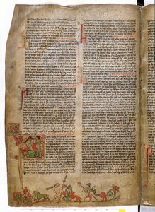 Baptême du roi Olaf Tryggvason, de Flateyjarbok (Le Livre de Flatey) fin du XIVe siècle