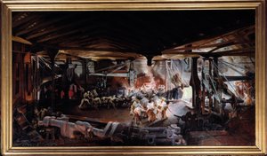 Forge avec marteau-pilon - Ignace Francois Bonhomme