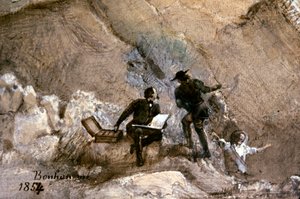 Ignace François Bonhomme peignant en plein air - Ignace Francois Bonhomme