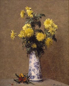 Chrysanthèmes - Ignace Henri Jean Fantin Latour