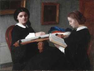 Les deux sœurs - Ignace Henri Jean Fantin-Latour