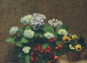 Fleurs - Ignace Henri Jean Fantin Latour
