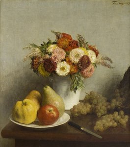 Fleurs et Fruits, 1865 - Ignace Henri Jean Fantin Latour