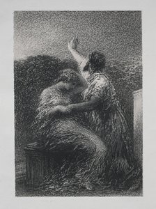 Le mage Baltazar et Fatime, 1891 - Ignace Henri Jean Fantin Latour